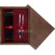 Double Wooden Box Wenge Maroon Double Wooden Box Wenge Maroon