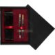 Double Wooden Box Black Maroon Double Wooden Box Black Maroon