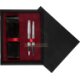 Double Wooden Box Black Maroon Double Wooden Box Black Maroon