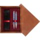 Double Wooden Box Mahoń Maroon Double Wooden Box Mahoń Maroon
