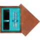 Double Wooden Box Mahoń Turquoise Double Wooden Box Mahoń Turquoise