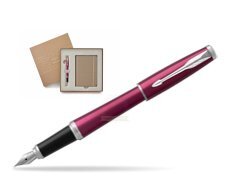 Parker Urban Vibrant Magenta CT Fountain Pen in a Gift Box