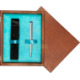 Single Wooden Box Mahoń Turquoise Single Wooden Box Mahoń Turquoise