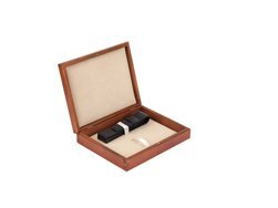 Single Wooden box ecru mahogany