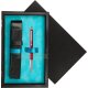 Single Wooden Box Black Turquoise