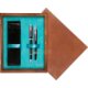 Double Wooden Box Mahoń Turquoise Double Wooden Box Mahoń Turquoise