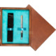 Single Wooden Box Mahoń Turquoise Single Wooden Box Mahoń Turquoise