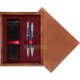 Double Wooden Box Mahoń Maroon Double Wooden Box Mahoń Maroon