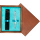 Single Wooden Box Mahoń Turquoise Single Wooden Box Mahoń Turquoise