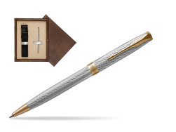 Parker Sonnet Fougere GT Ballpoint Pen  single wooden box  Wenge Single Ecru