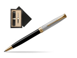 Parker Sonnet Fougère & Black GT Ballpoint Pen  single wooden box Black Single Ecru