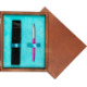 Single Wooden Box Mahoń Turquoise Single Wooden Box Mahoń Turquoise