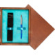 Single Wooden Box Mahoń Turquoise Single Wooden Box Mahoń Turquoise