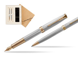 "Parker Sonnet Fougère GT Fountain Pen + Ballpoint Pen in a Gift Box
" in Standard 2