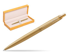 Parker Jotter XL Monochrome Gold Pen - Special Edition in suede box yellow