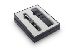 Parker IM Black CT Ballpoint Pen in gift set with pouch