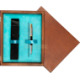 Single Wooden Box Mahoń Turquoise Single Wooden Box Mahoń Turquoise