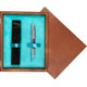 Single Wooden Box Mahoń Turquoise Single Wooden Box Mahoń Turquoise