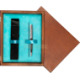 Single Wooden Box Mahoń Turquoise Single Wooden Box Mahoń Turquoise