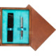 Single Wooden Box Mahoń Turquoise Single Wooden Box Mahoń Turquoise