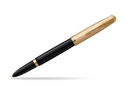 Parker 51 Deluxe Black GT Fountain Pen