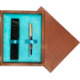 Single Wooden Box Mahoń Turquoise Single Wooden Box Mahoń Turquoise