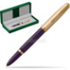 Green leather gift box