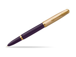 Parker 51 Deluxe Plum GT Fountain Pen