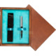 Single Wooden Box Mahoń Turquoise Single Wooden Box Mahoń Turquoise