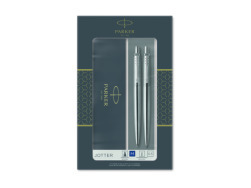 Parker Set Jotter Ballpoint Pen + Pencil steel CT