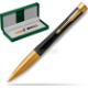 Green leather gift box
