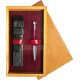 Single wooden box Honey Single Maroon Single wooden box Honey Single Maroon
