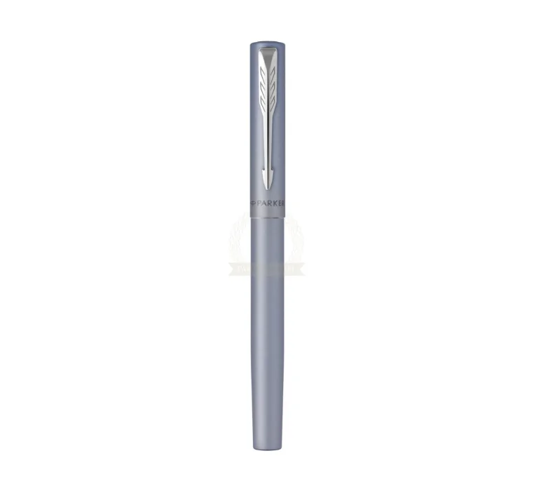 Parker Vector Stainless Steel CT Roller ball Pen Fine Nib Blue Ink New 