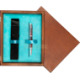 Single Wooden Box Mahoń Turquoise Single Wooden Box Mahoń Turquoise