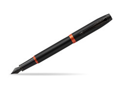 Parker IM PROFESSIONALS VIBRANT RING Flame Orange Fountain Pen