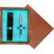 Single Wooden Box Mahoń Turquoise Single Wooden Box Mahoń Turquoise