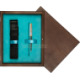 Single Wooden Box Wenge Turquoise Single Wooden Box Wenge Turquoise