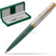 Green leather gift box