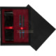 Double Wooden Box Black Maroon Double Wooden Box Black Maroon