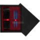 Double Wooden Box Black Maroon Double Wooden Box Black Maroon