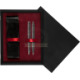 Double Wooden Box Black Maroon Double Wooden Box Black Maroon
