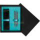 Double Wooden Box Black Turquoise Double Wooden Box Black Turquoise