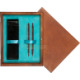 Double Wooden Box Mahoń Turquoise Double Wooden Box Mahoń Turquoise