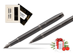 Parker set Fountain Pen + Ballpoint Pen IM PROFESSIONALS MONOCHROME BRONZE  Magic of Christmas