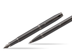 Parker set Fountain Pen + Ballpoint Pen IM PROFESSIONALS MONOCHROME BRONZE