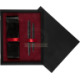 Double Wooden Box Black Maroon Double Wooden Box Black Maroon