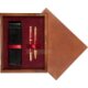 Double Wooden Box Mahoń Maroon Double Wooden Box Mahoń Maroon