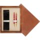 Double Wooden Box Mahoń Ecru Double Wooden Box Mahoń Ecru
