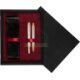 Double Wooden Box Black Maroon Double Wooden Box Black Maroon