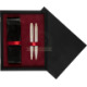 Double Wooden Box Black Maroon Double Wooden Box Black Maroon